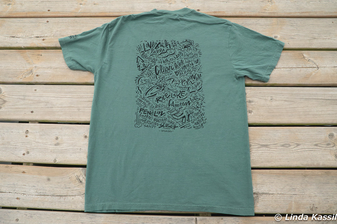 All the Kawartha Lakes. All the Love Tee. A bold new design by Jason Wilkins