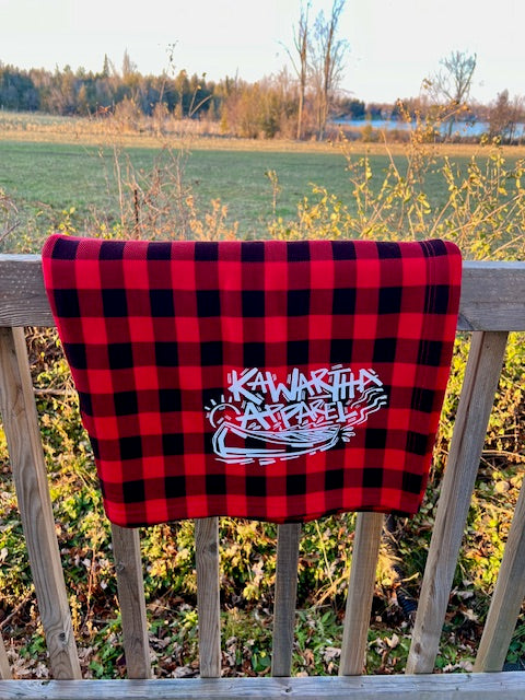Hoodie Blanket – Christmas Collection | Black & Red Buffalo Check