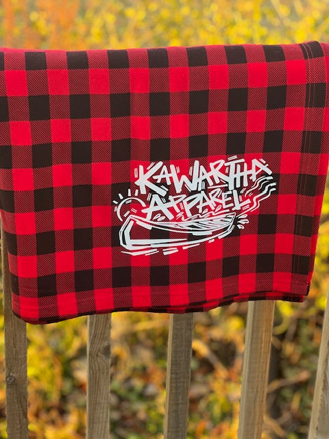 Hoodie Blanket – Christmas Collection | Black & Red Buffalo Check