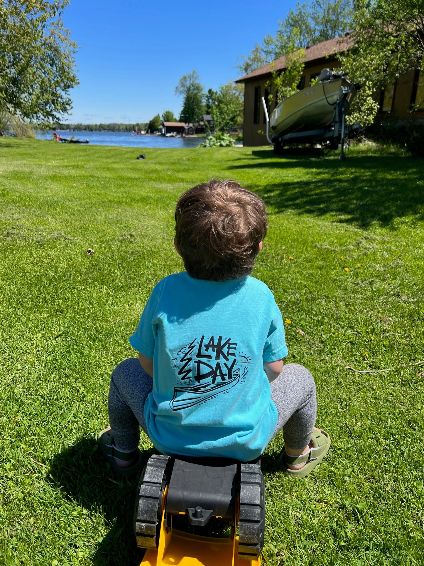 Kids Lake Day - Lagoon Blue