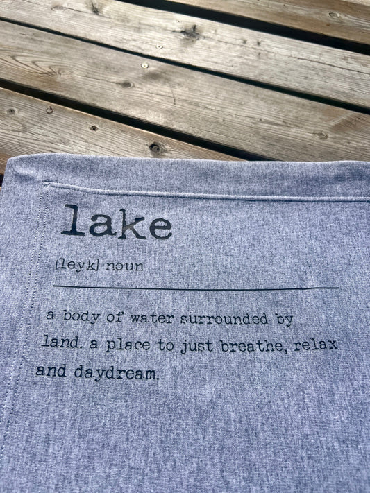 Lake Definition Cozy Fleece Blanket – Feels Like Your Favourite Hoodie