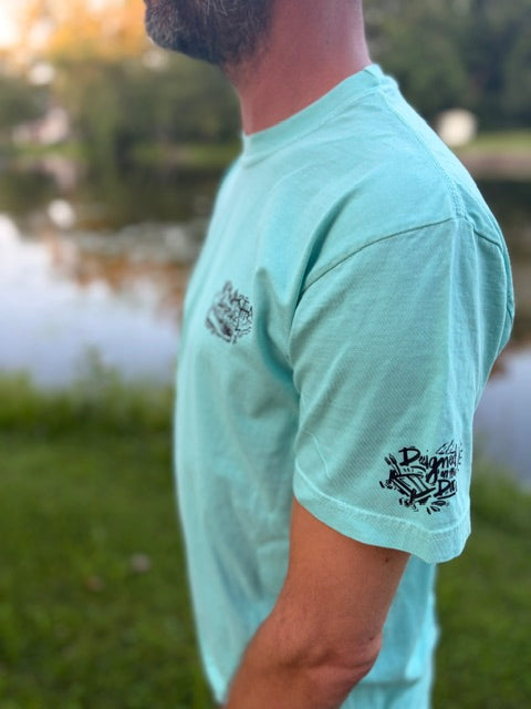 On Lake Time T-Shirt | 100% Cotton Garment-Dyed Tee | Artwork by Jason Wilkins