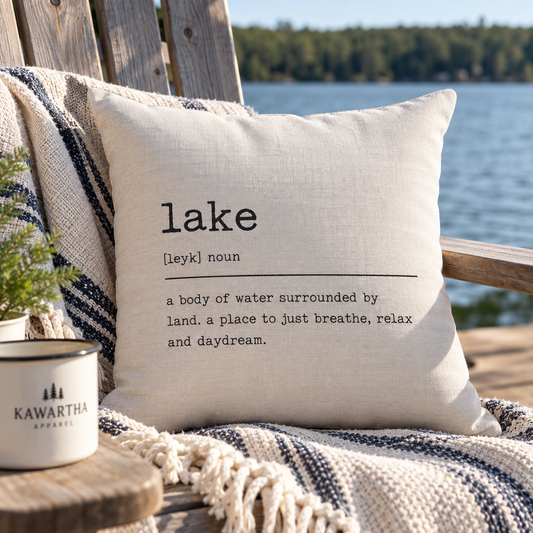 Lake Definition Pillow