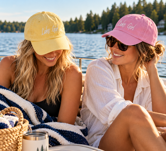 Lake Girl Canvas Dad Hats
