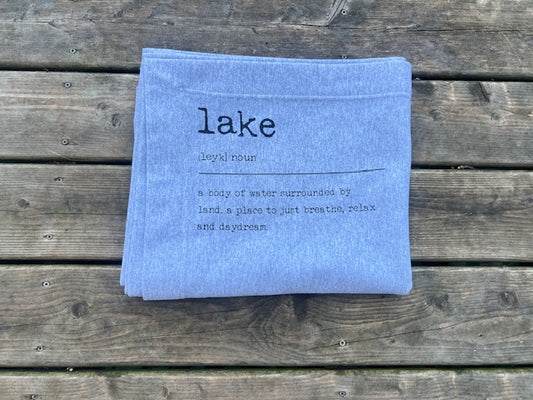 Lake Definition Cozy Fleece Blanket – Feels Like Your Favourite Hoodie