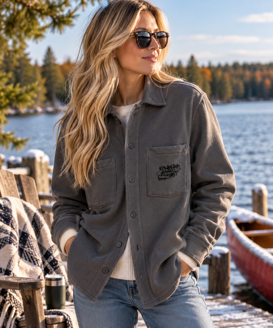 Canadian Organic Cotton Fleece Overshirt with KA Logo