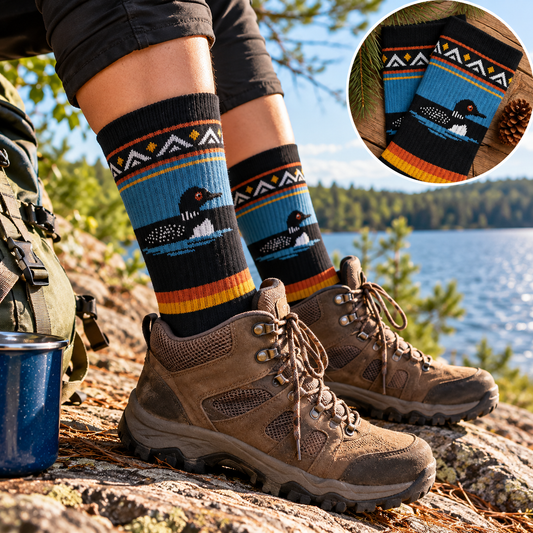 Loon Mid-Calf Hiking Socks