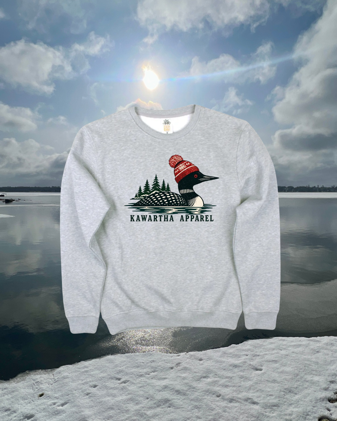 The Cozy Loon Long Sleeve Kids Crewneck Sweater