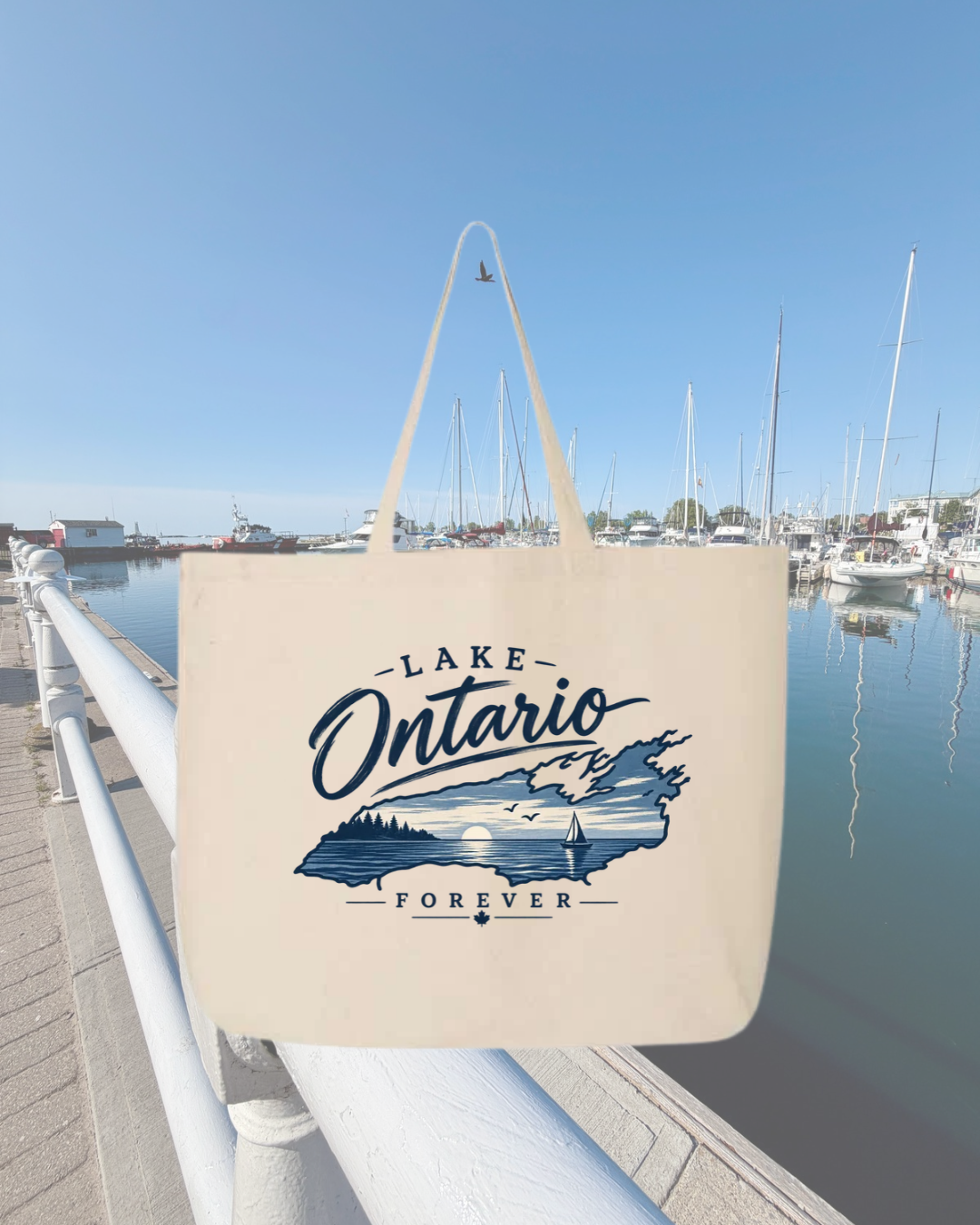 Lake Ontario Forever Canvas Tote Bag