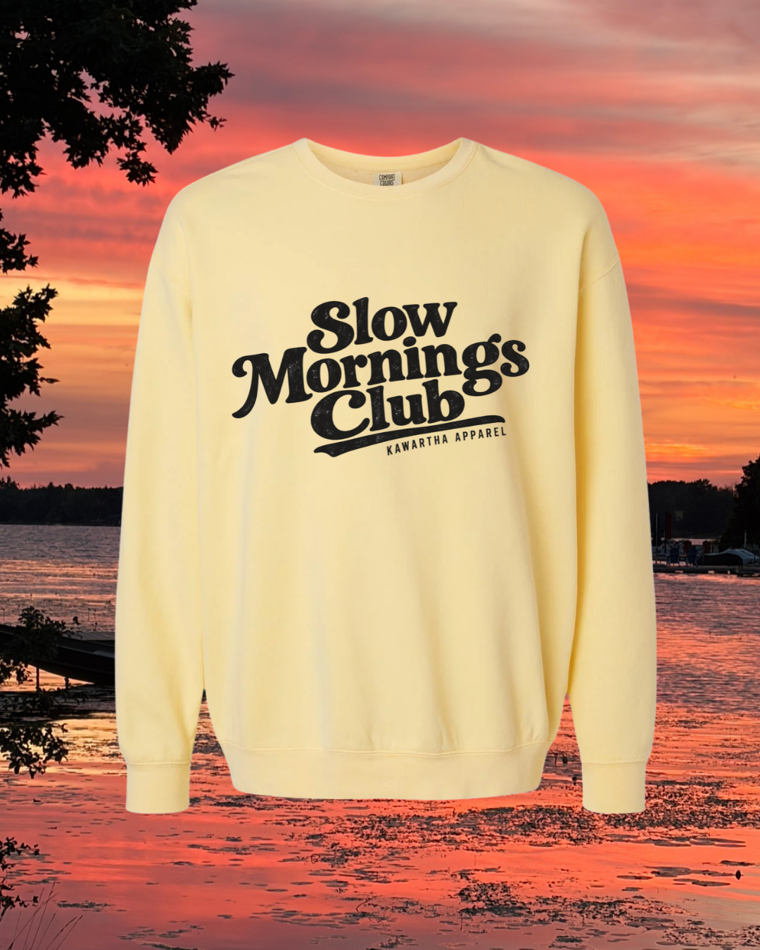 Slow Mornings Club | Butter Lightweight Crewneck