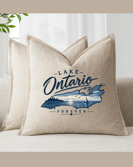 Lake Ontario Forever | Decorative Throw Pillow
