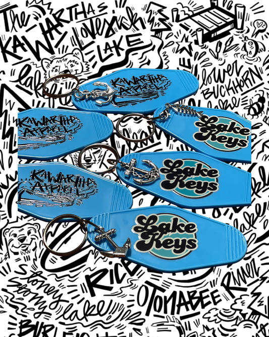 Motel-Style Keychains – Lake Day & Kawartha Apparel