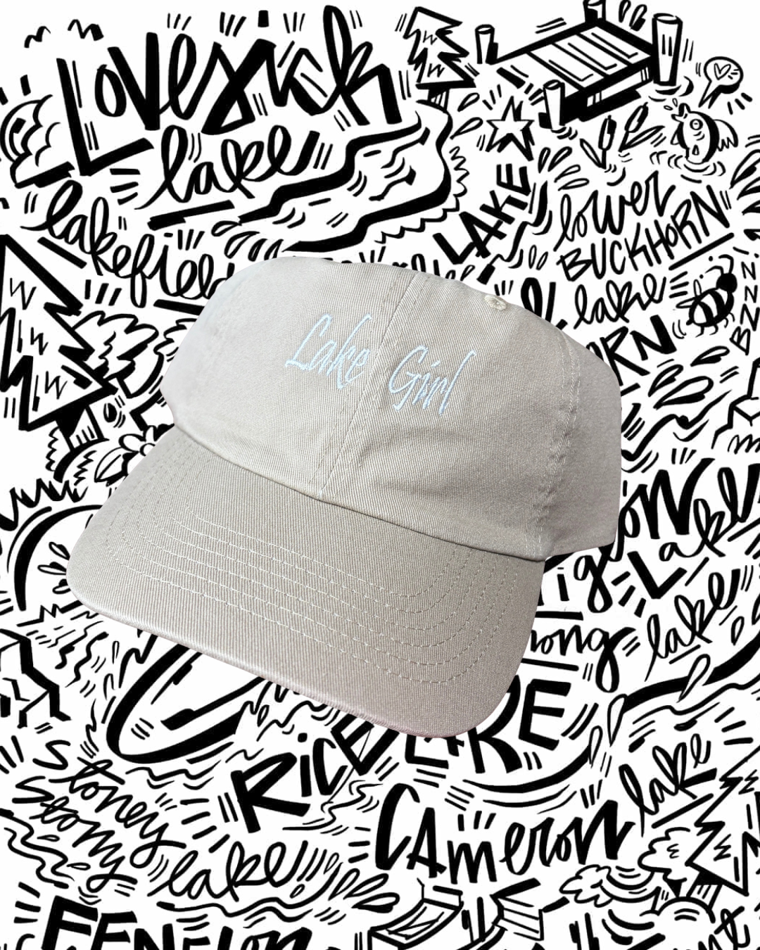 Lake Girl Dad Hats