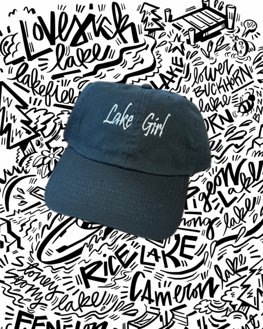 Blow out Deal - Lake Girl Black Dad Hat $10